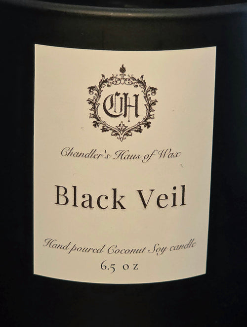 Black Veil Candle | Plum, Amber & Vanilla Dark Luxury Coconut Soy Candle
