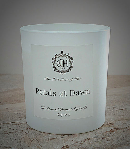 Petals at Dawn Candle | Peony, Rose & Musk Floral Coconut Soy Candle
